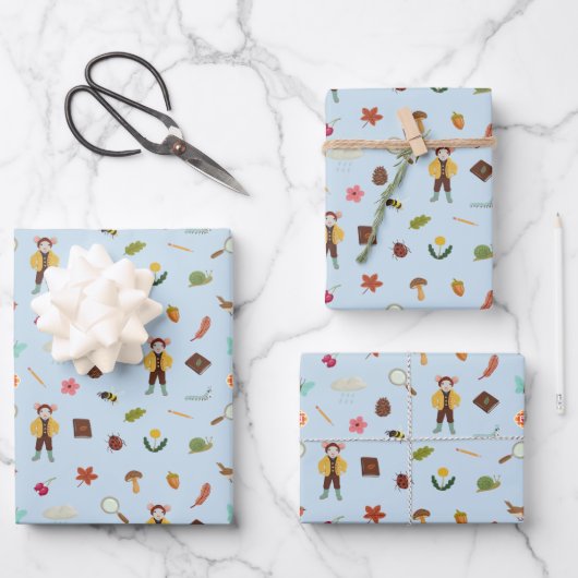 Scout & Gumboot Kids Geschenkpapier Set (Vorderseite)
