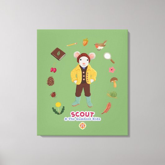 Scout & Gumboot Kids Leinwanddruck (Vorderseite)