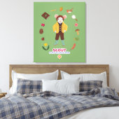 Scout & Gumboot Kids Leinwanddruck (Insitu (Schlafzimmer))