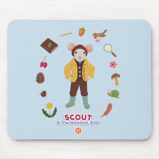 Scout & Gumboot Kids Mousepad (Vorne)