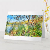 Scout Lake, Wisconsin, Schöne Karte (Gelbe Blume)
