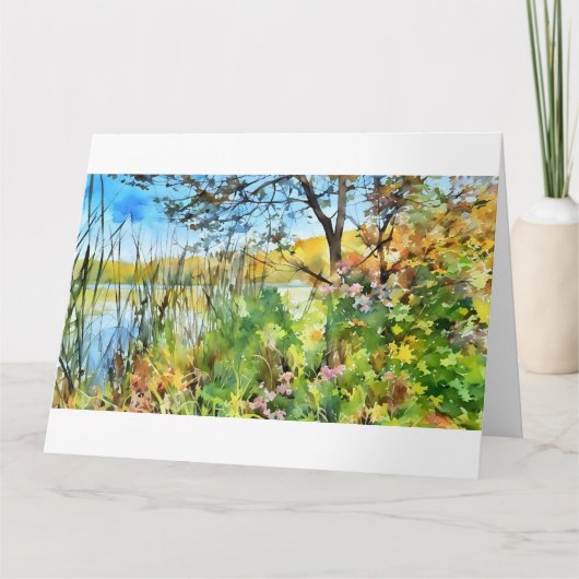 Scout Lake, Wisconsin, Schöne Karte (Vorderseite)