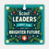 Scout Leader Ornament Aus Metall (Vorderseite)
