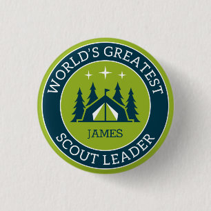 Scout Leader Personalisiert Button
