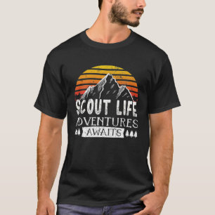 Scout Life Adventures erwartet Camping Scouting Pr T-Shirt