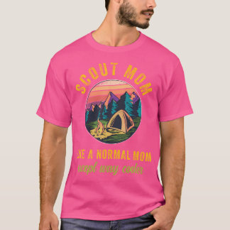 Scout Mama Pfadfinder Truppenführer Jungs Mädchen T-Shirt
