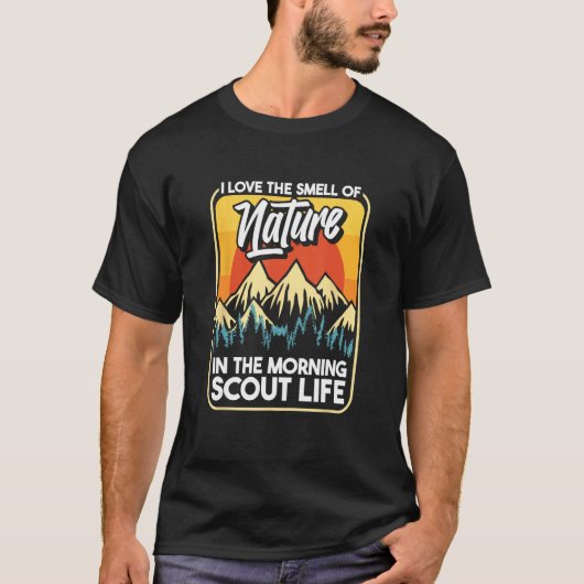 Scout Mountains Nature Uniform Wilderness Scoutin T-Shirt (Vorderseite)