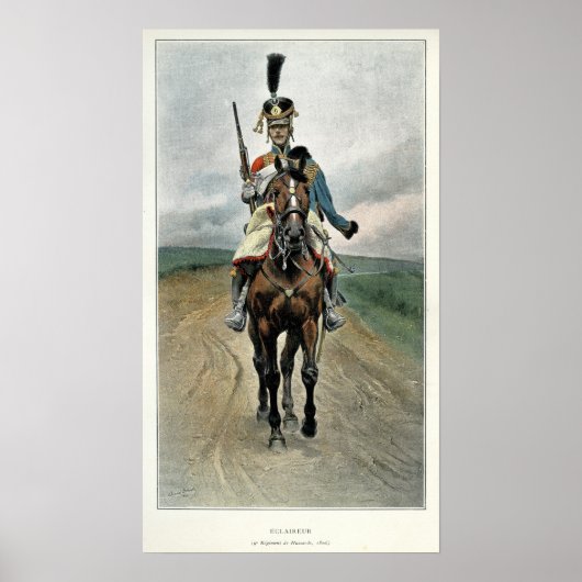 Scout of the 9th Regiment of Hussars Poster (Vorne)