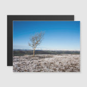 Scout Scar Winter Lake District England Magnetkarte (Vorne/Hinten)