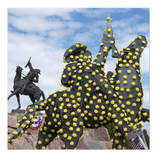 Scout Statue Buffalo Bill honor 100 Jahre Cody WY Fotodruck (Vorne)