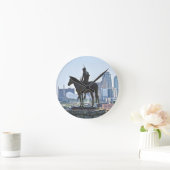 Scout Statue, Kansas City Runde Wanduhr (Zuhause)