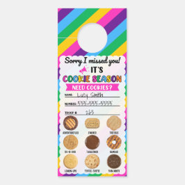 Scout Striped Cookies Türsicherung Türanhänger