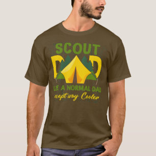 Scout Vater Cub Leader Junge Camping Pfadfindertru T-Shirt