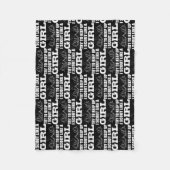 Scout wie Girl Adventurous Person Fleecedecke (Vorderseite)