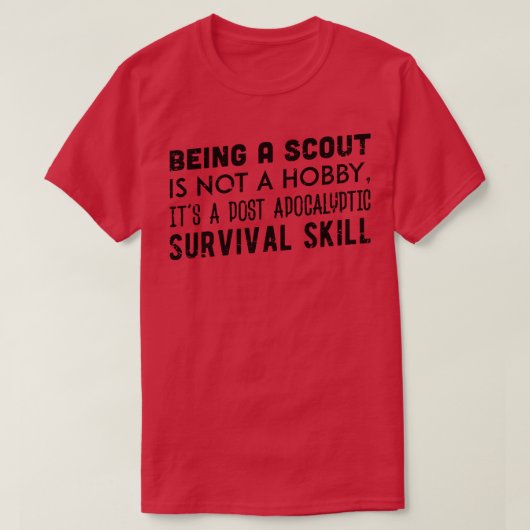 SCOUT ZU SEIN IST KEIN HAUSTIEFER. T-Shirt (Design vorne)