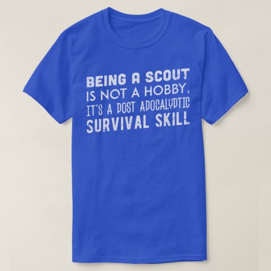 SCOUT ZU SEIN, IST KEIN HOBBY-Weiß T-Shirt (Design vorne)