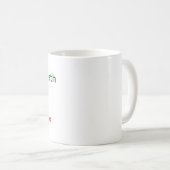 Scouter Oath Coffee Tasse (Spoof on the Scout Oath (VorderseiteRechts)