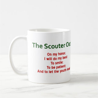 Scouter Oath Coffee Tasse (Spoof on the Scout Oath