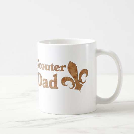 Scouter Vater-Kaffee-Tasse Kaffeetasse (Rechts)