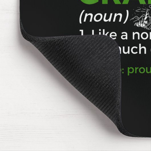 Scouting Funny Scout Grandma Definition Proud Scou Mousepad (Ecke)