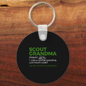 Scouting Funny Scout Grandma Definition Proud Scou Schlüsselanhänger (Vorderseite)