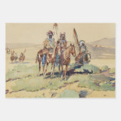 Scouting Party Western Art von Edward Borein Geschenkpapier Set (Vorderseite)