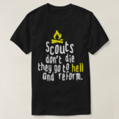 SCOUTS DONT DIE weiß T-Shirt (Design vorne)