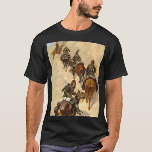 Scouts Klettern Berg Frederic Remington T-Shirt