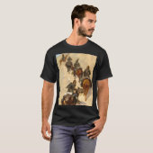 Scouts Klettern Berg Frederic Remington T-Shirt (Vorne ganz)