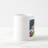 Scouty springt über den Mond Kaffeetasse (Mittel)