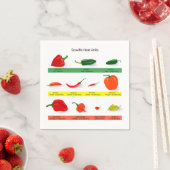 Scoville Heat Units Chili Pepper Chart  Serviette (Beispiel)