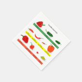Scoville Heat Units Chili Pepper Chart  Serviette (Ecke)
