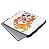 Scovillicous Feuerkopf Neopren Laptop-Sieb Laptopschutzhülle (Vorne Knopf)
