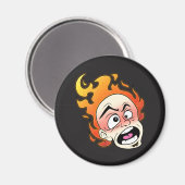 Scovillicous Fire Head Circuit Magnet (Vorderseite/Rückseite)
