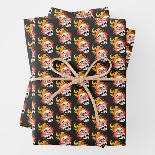 Scovillicous Wrapping Paper Flat Sheet Set 3 Geschenkpapier Set (Beispiel)