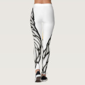 Scowling Gesichtsfedern Eagles Leggings (Rückseite)