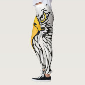 Scowling Gesichtsfedern Eagles Leggings (Links)