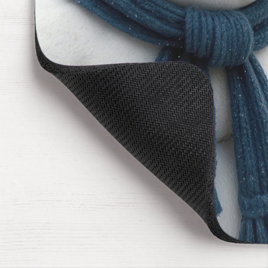 Scowling Snowman With a Bunny Mousepad (Ecke)