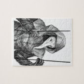 SCP 049 über das zeichnend Rätsel in Schwung Puzzle (Horizontal)