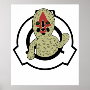 SCP 173 SCP Foundation Erdnuss Die Skulptur Poster