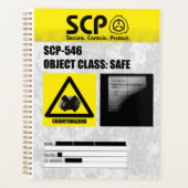 SCP - 546 "A Notebook"-Notebook Planer (Vorderseite)