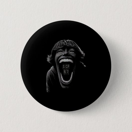 Scp 67 Six Seven 6 7 Meme Design 6 7 1 Button (Vorderseite)