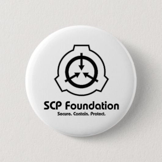SCP Foundation-Button Button (Vorderseite)