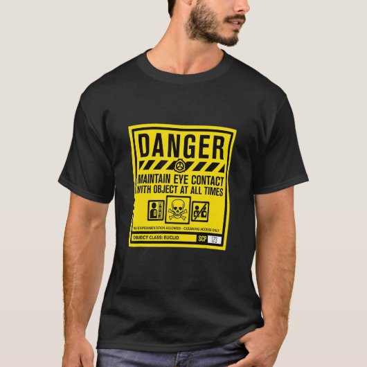 Scp Foundation Danger Class Euclid T-Shirt (Vorderseite)