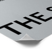 SCP Foundation-Logo Sicherer Schutz Poster (Ecke)