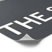 SCP Foundation-Logo weiß Sicherer Inhalt schützen Poster (Ecke)