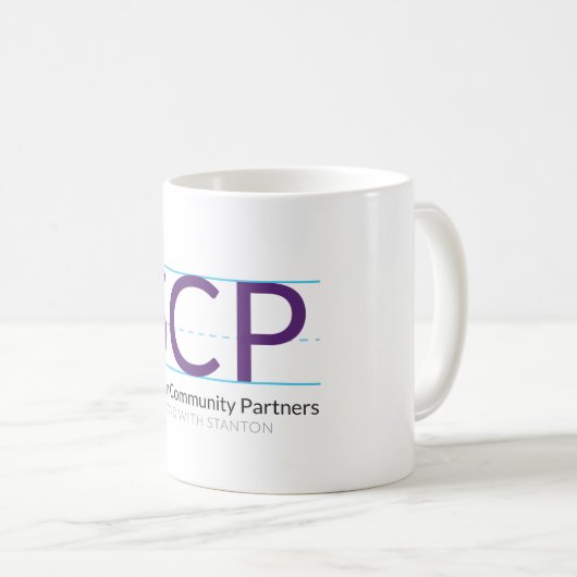 SCP Logo-Tasse Kaffeetasse (VorderseiteRechts)