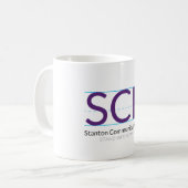 SCP Logo-Tasse Kaffeetasse (Vorderseite Links)