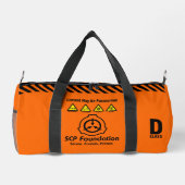 SCP Secure. Enthält. Protect D - Klasse Duffle Bag (Rückseite)
