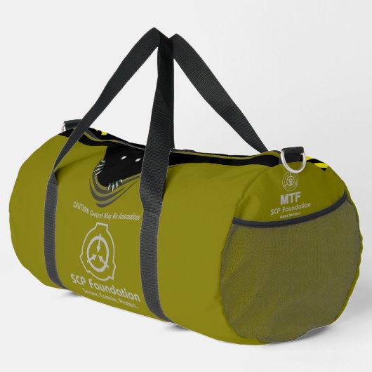 SCP Secure. Enthält. Schutz anomalischer Inhalte Duffle Bag (Rechte Ecke)